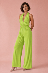 Halter-Neck Backless Jumpsuit