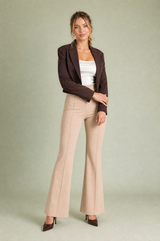 High-Waisted Flared Pants