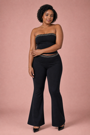 Ensemble bandeau taille haute | Porté sur une autre silhouette | Lounelle Paris
