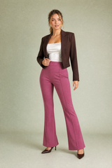 High-Waisted Flared Pants