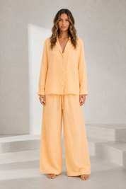 Ensemble deux pièces ample en lin | Lounelle Paris