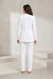 Blazer mi-long à double boutonnage | Lounelle Paris