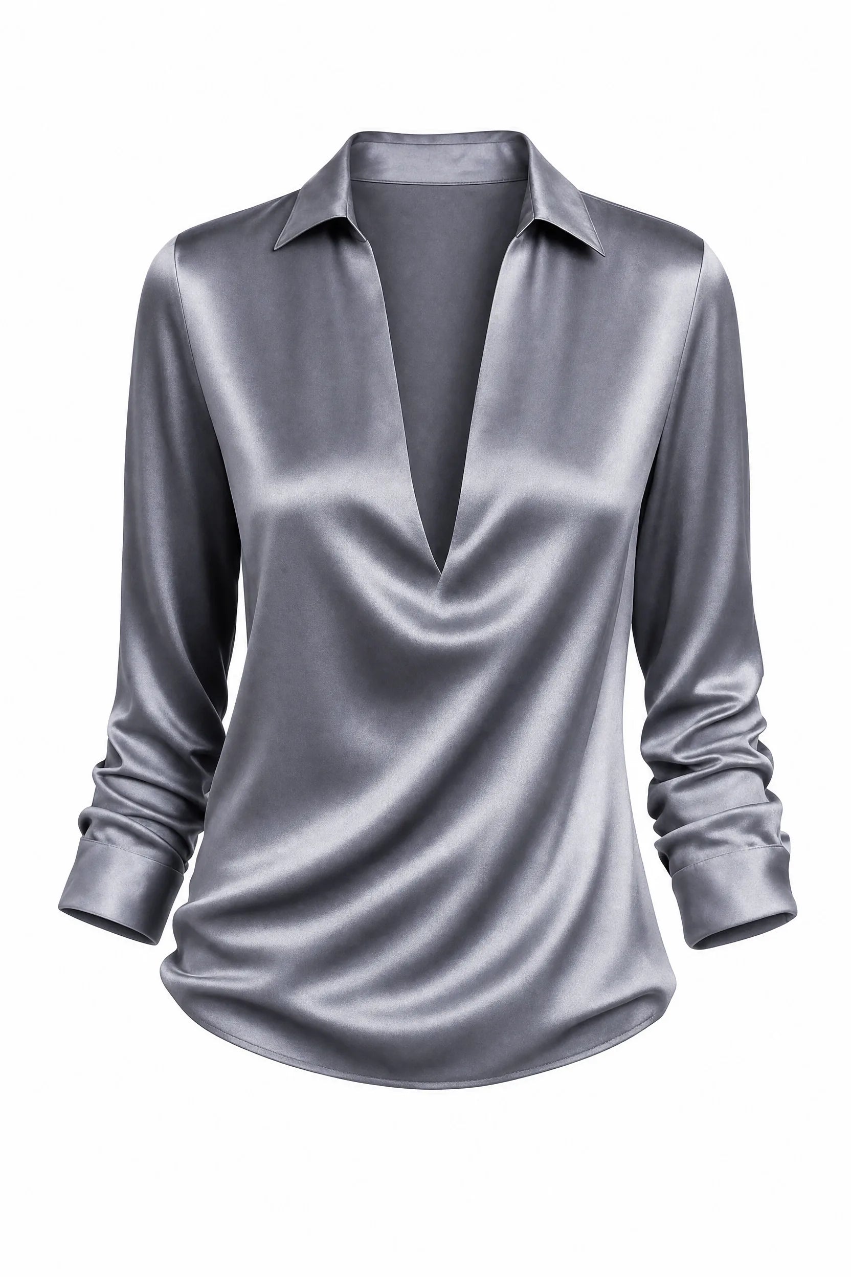 Chemise fluide col V | Lounelle Paris