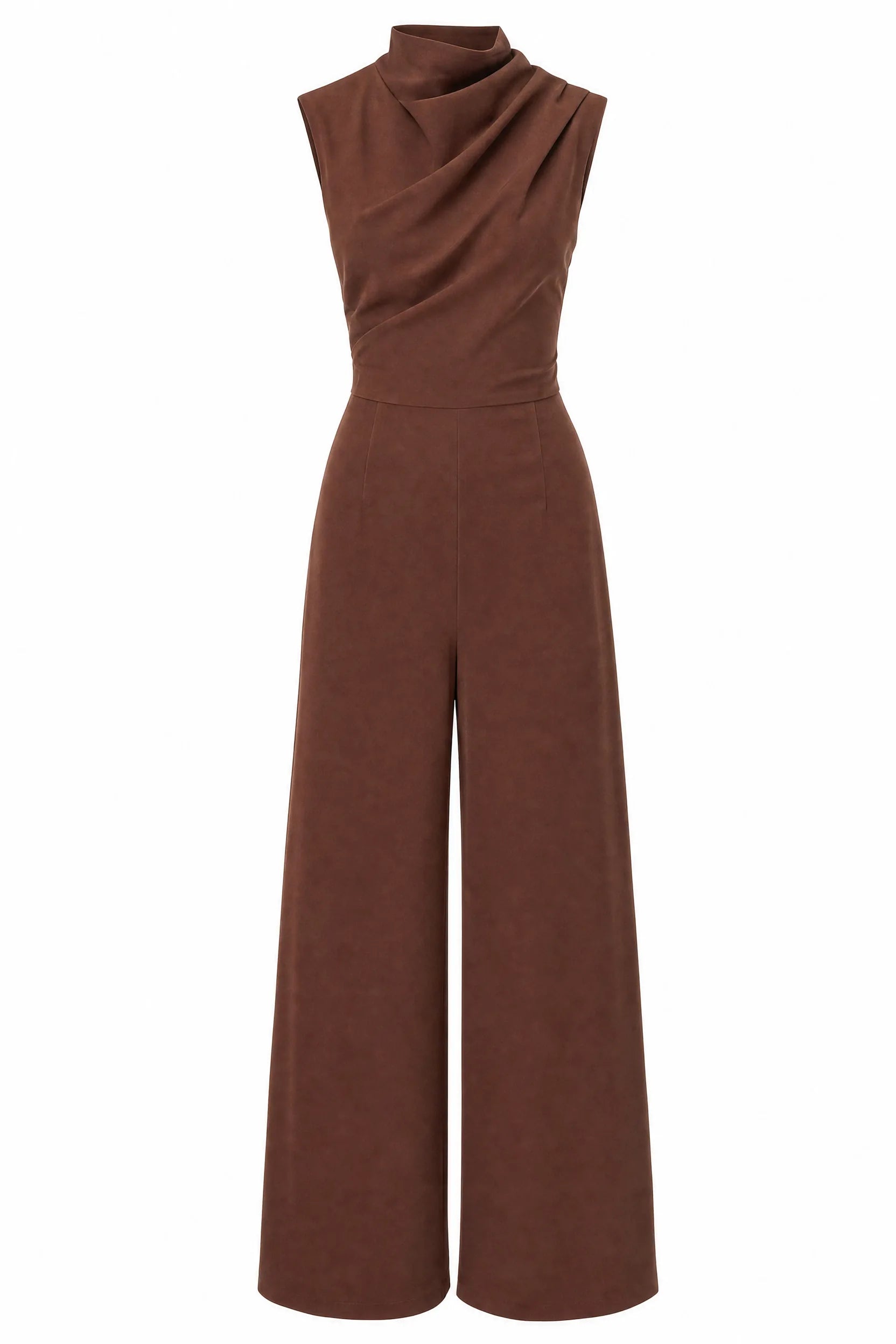 Combinaison fluide col drapé | Lounelle Paris