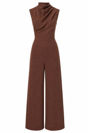 Combinaison fluide col drapé | Lounelle Paris