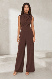 Combinaison fluide col drapé | Lounelle Paris