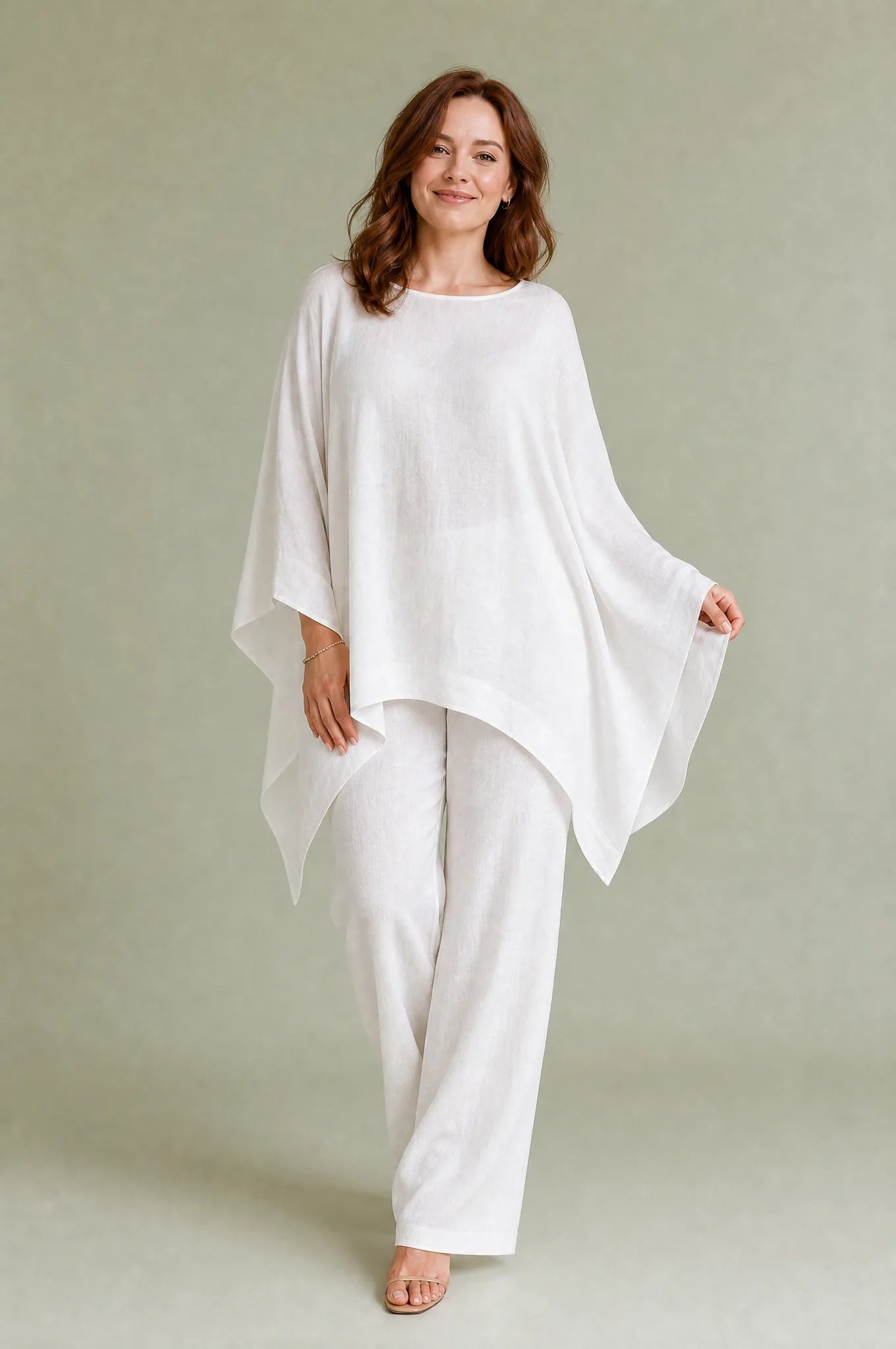 Ensemble ample col bateau | Porté sur une autre silhouette | Lounelle Paris