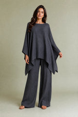 Relaxed-Fit Boat-Neck Set