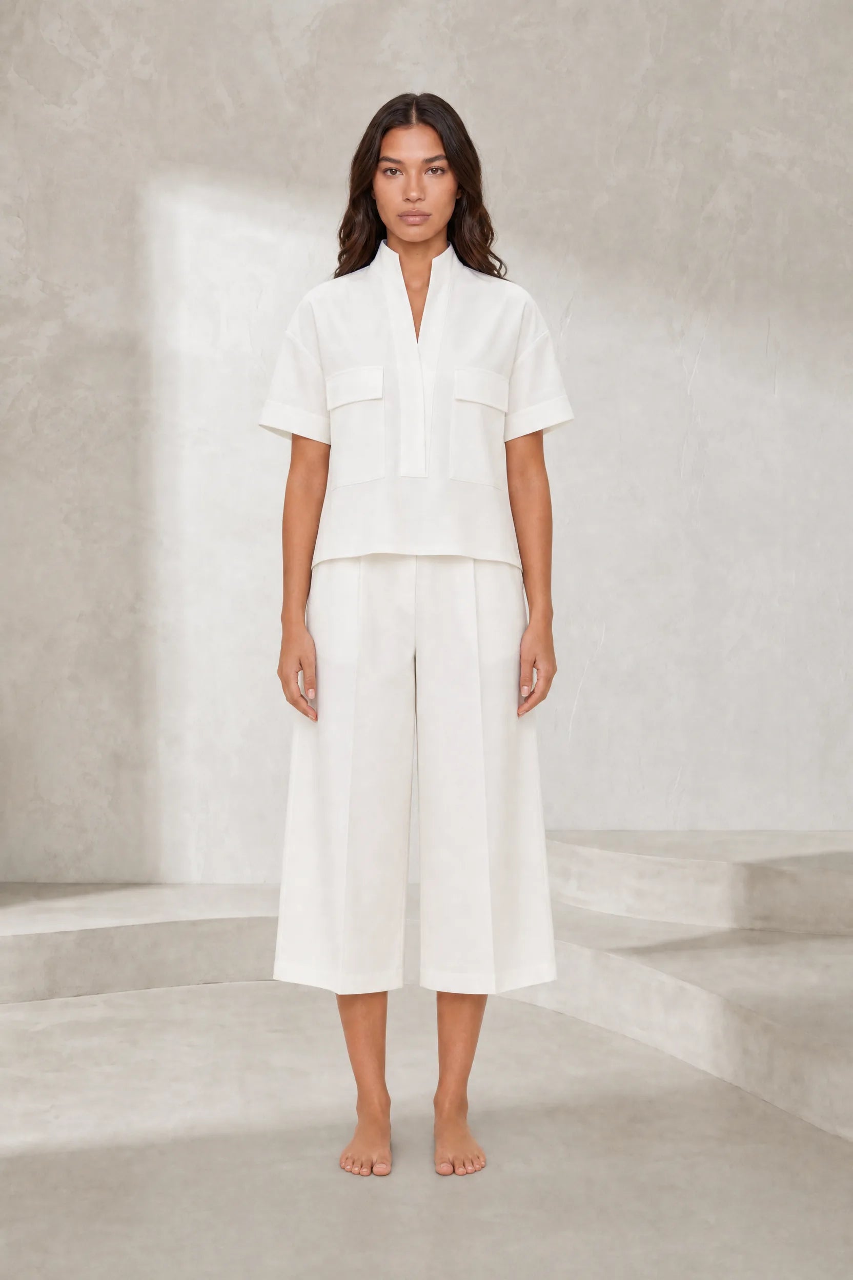 Ensemble deux pièces ample col V | Lounelle Paris