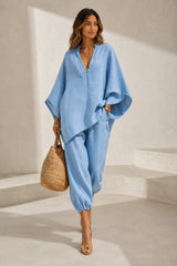 Fluid V-neck set