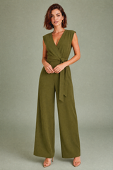 Fluid V-Neck Jumpsuit