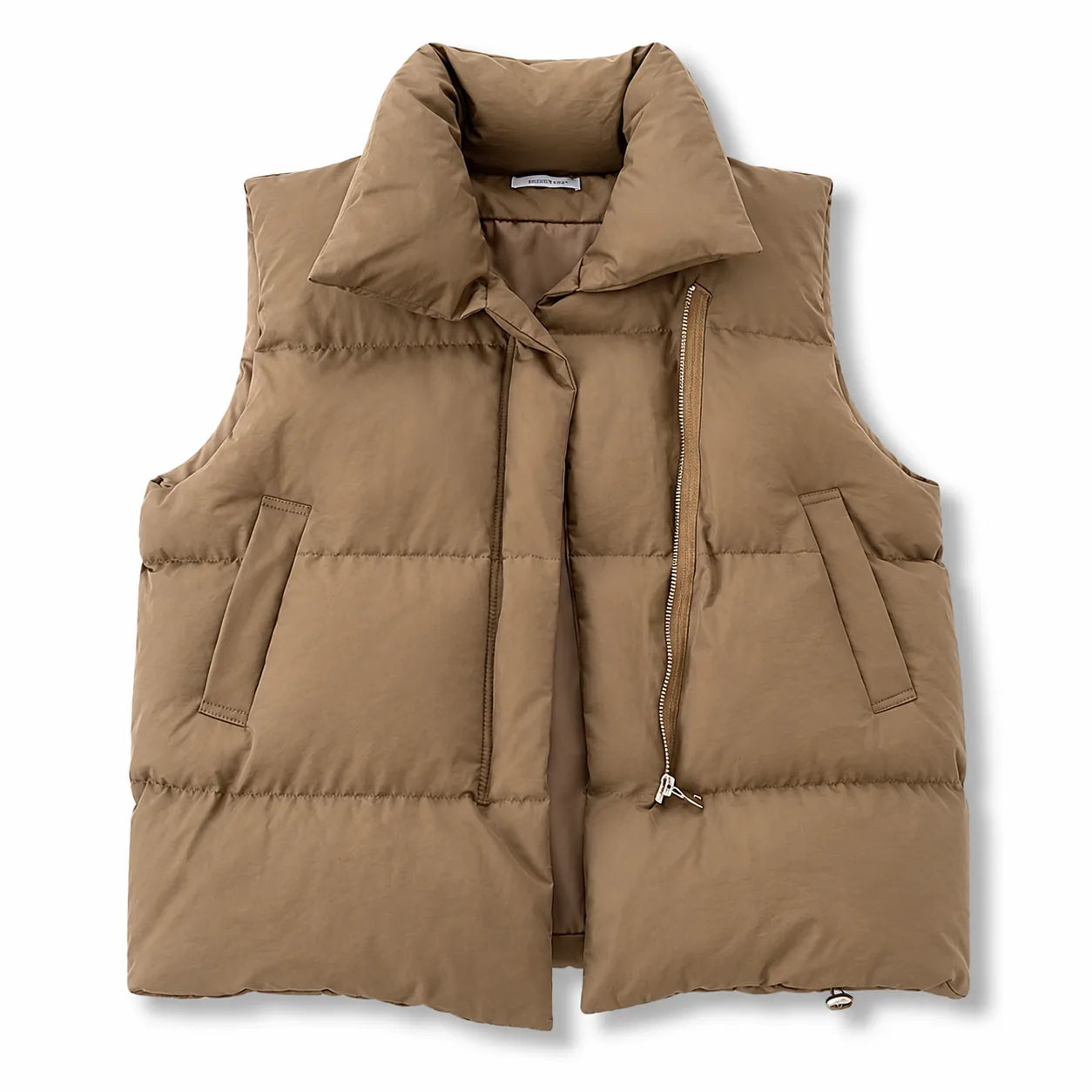 Gilet matelassé court col montant | Lounelle Paris
