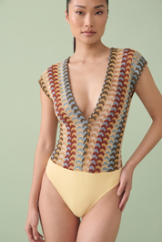 Body décolleté V dos nu | Vue rapprochée | Lounelle Paris