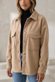 Manteau mi-long ample à revers | Lounelle Paris