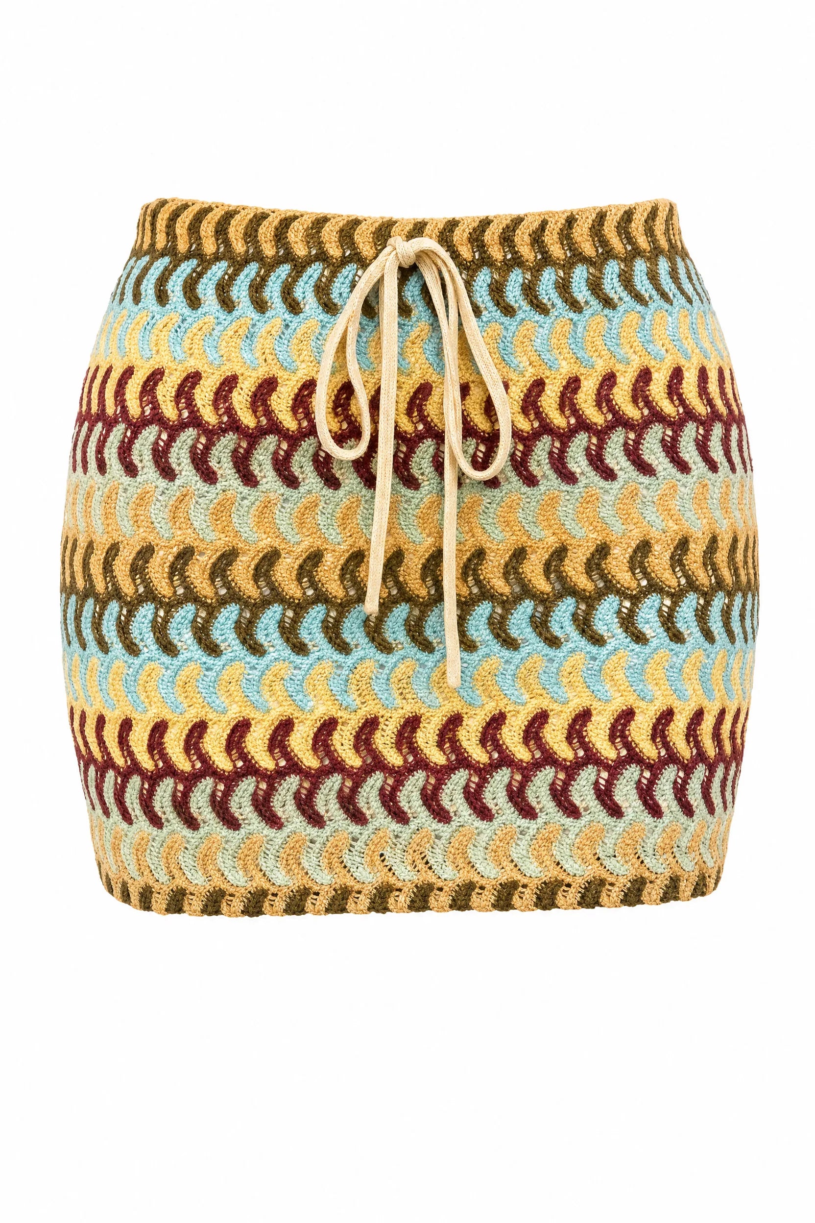 Mini jupe moulante à rayures | Lounelle Paris