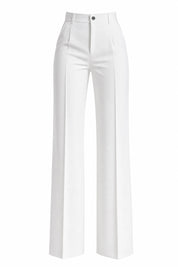 Pantalon de tailleur fluide taille haute | Lounelle Paris