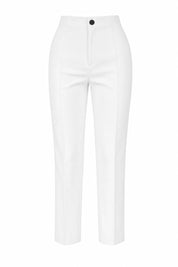 Pantalon droit taille haute 7/8 | Lounelle Paris