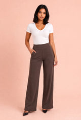 High-Waisted Wide-Leg Pants
