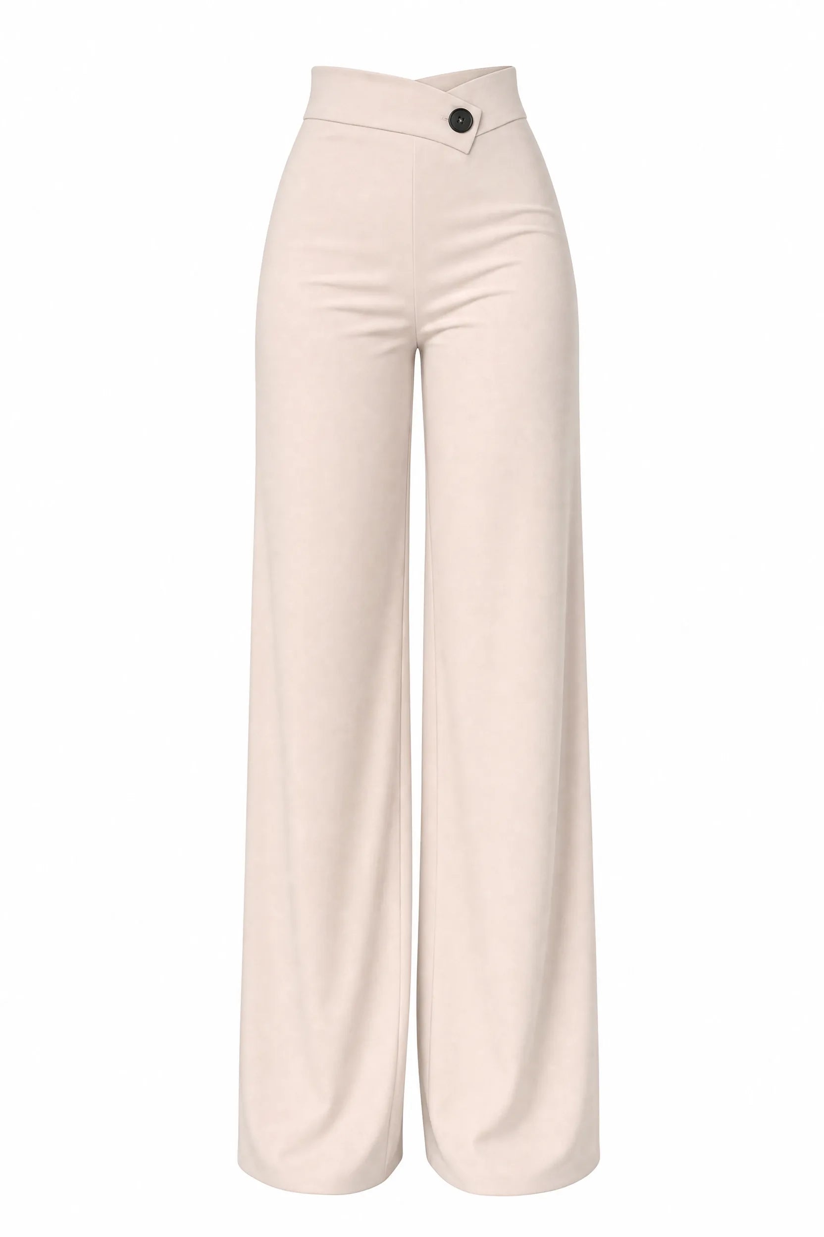 Pantalon fluide taille haute ceinture croisée | Lounelle Paris