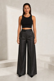 Pantalon large taille haute | Lounelle Paris