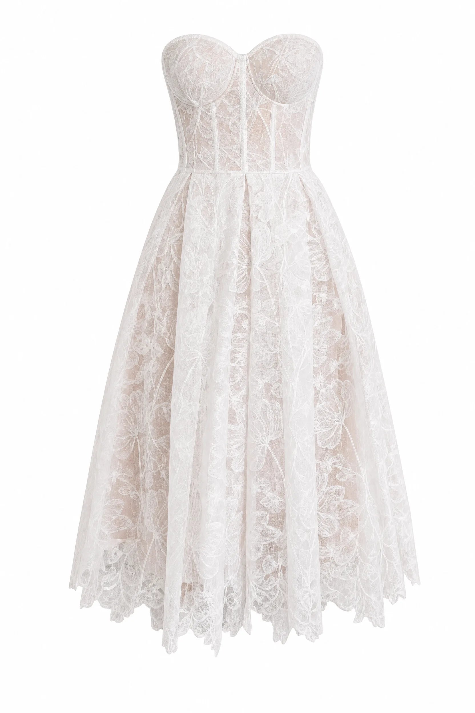 Robe bustier en dentelle | Lounelle Paris