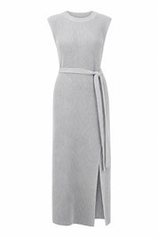 Robe longue en maille fendue | Lounelle Paris
