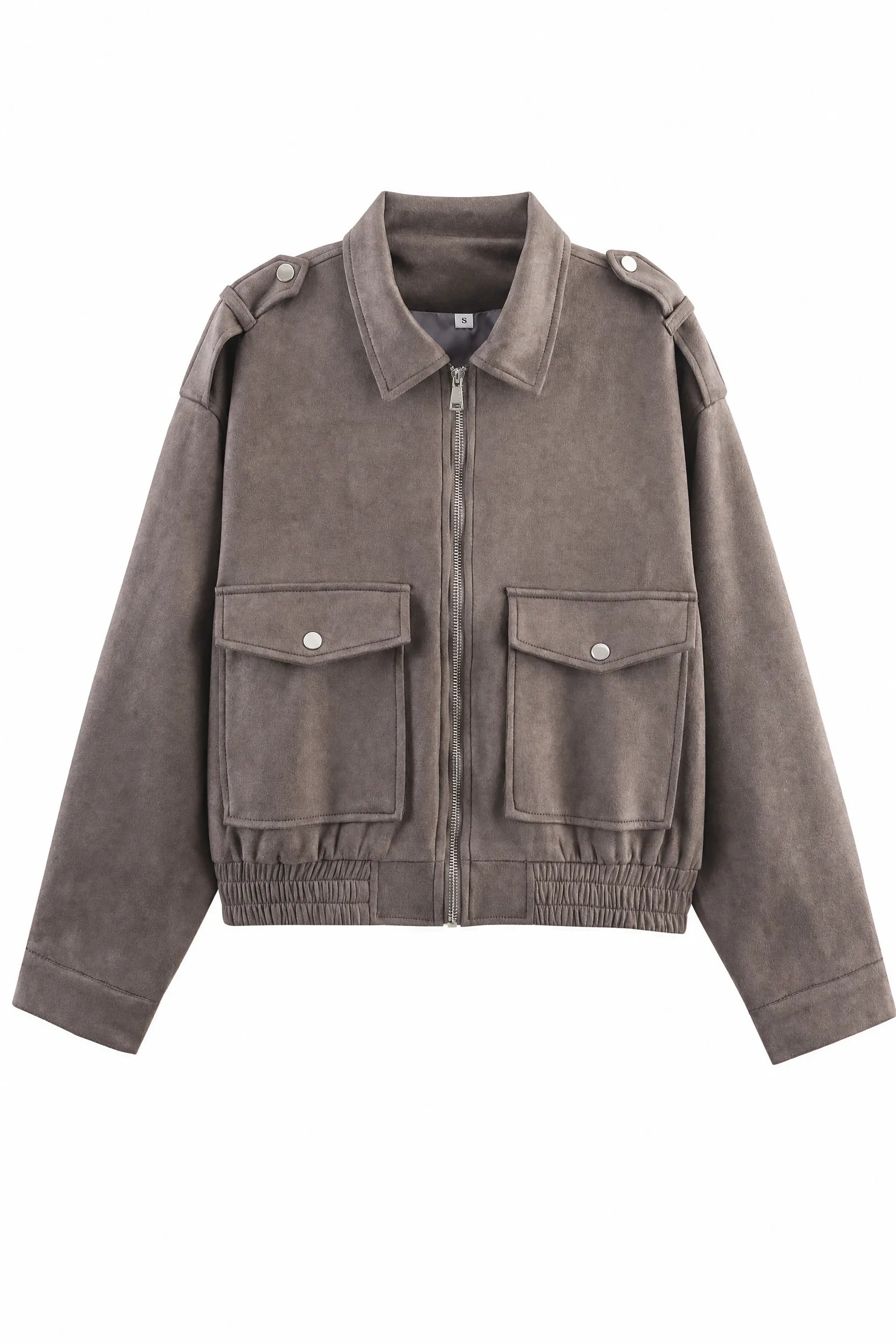 Veste ample effet suédine | Lounelle Paris