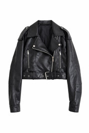Veste biker noire asymétrique | Lounelle Paris